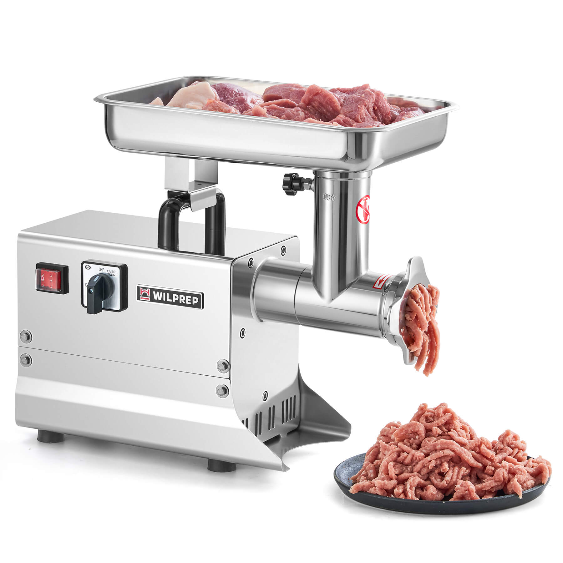 1100W Electric Meat Grinder with Reverse Function ETL Approved-110V,1 1/2hp
