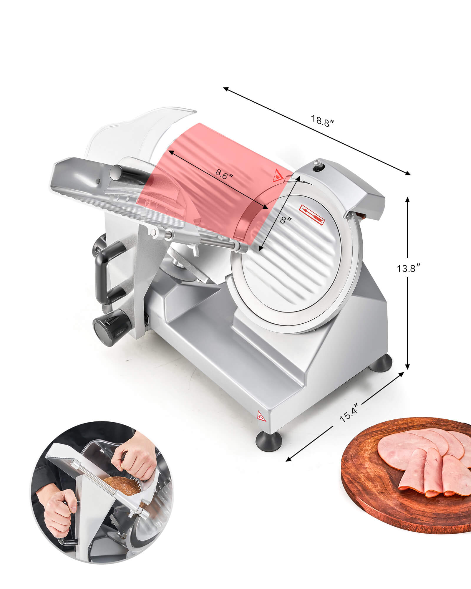 Commercial Electric Meat Slicer Hand Held