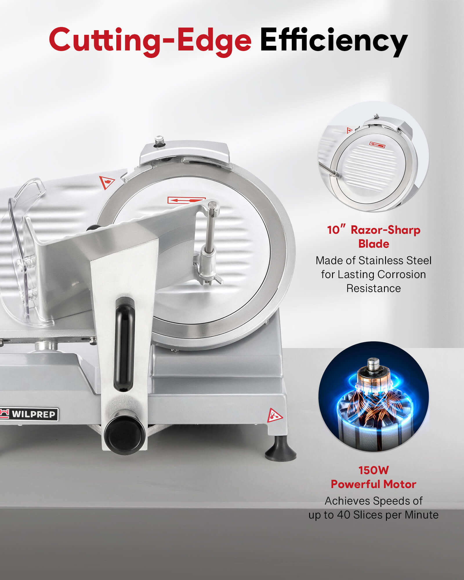 Meat Slicer Electric Deli Food Slicer