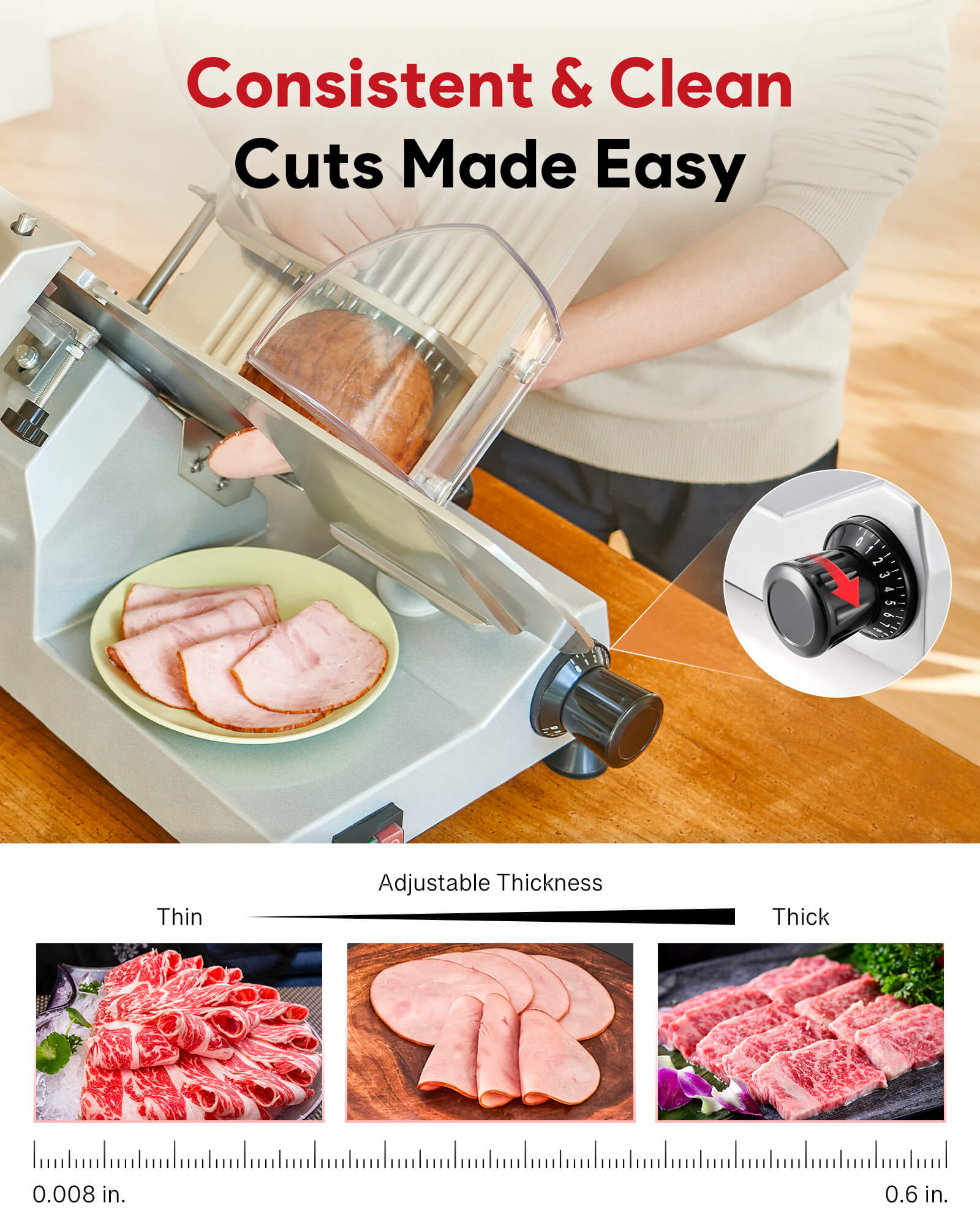 Commercial Compact Electric Meat Slicer