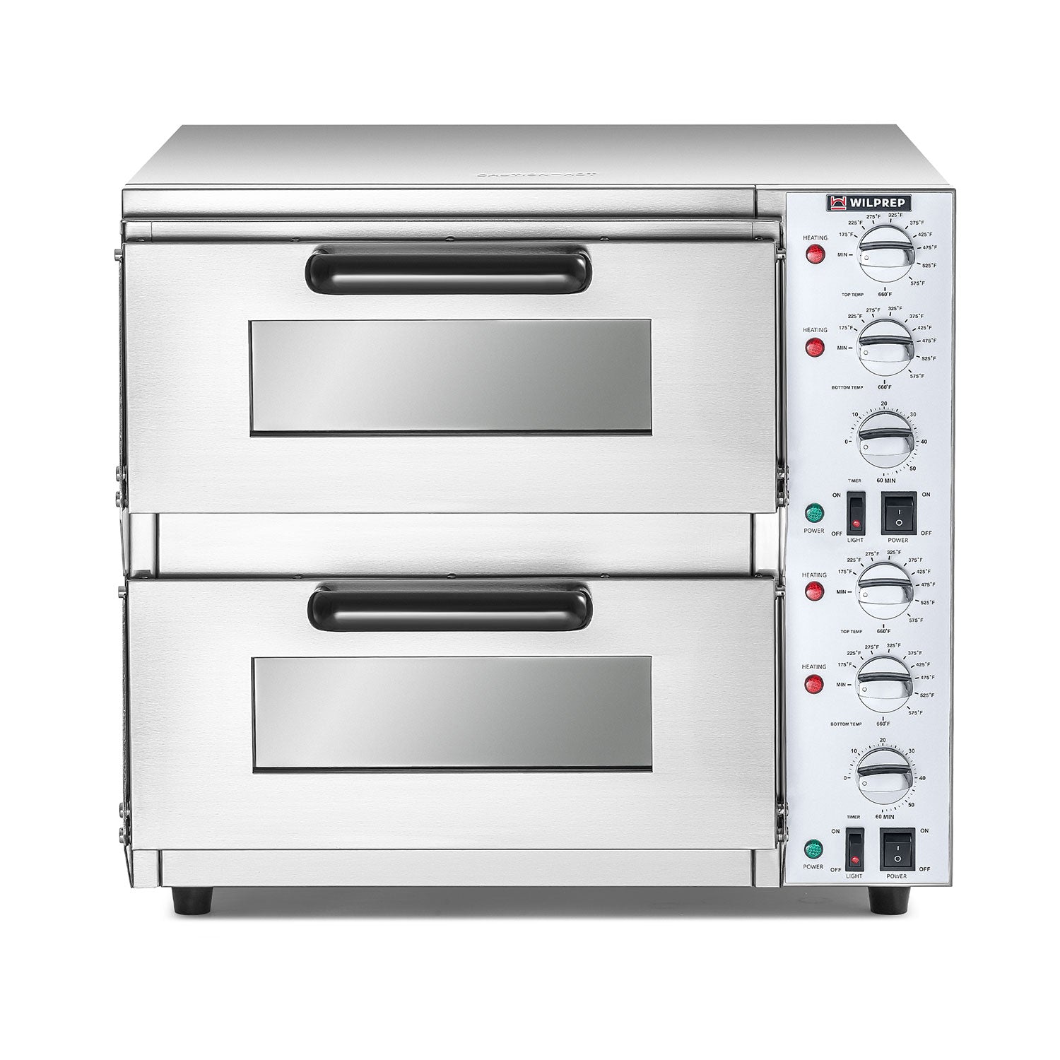 Commercial Countertop Pizza Oven Double Deck for 16" Pizza
