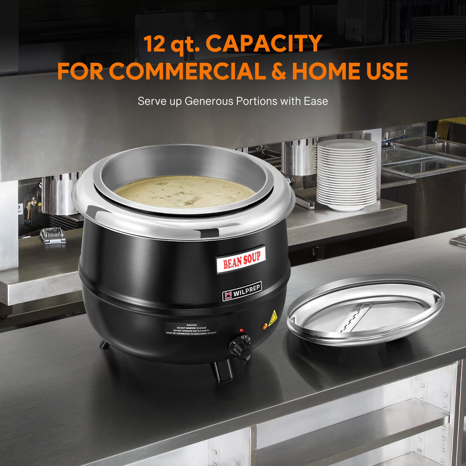 Wilprep Commercial Soup Cooker