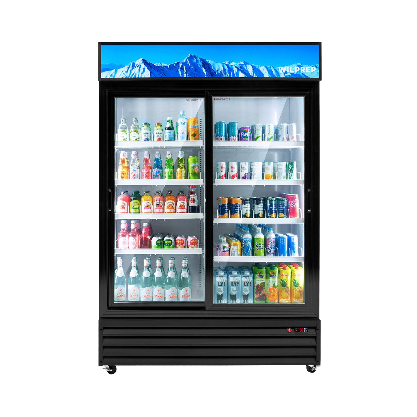 Commercial Sliding Door Refrigerator for Sale Wilprep Kitchen