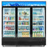 67.3" Commercial Display Refrigerator 3 Glass Door 52.4 cu. ft. Capacity