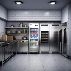 Wilprep 27-inch glass door merchandiser refrigerator