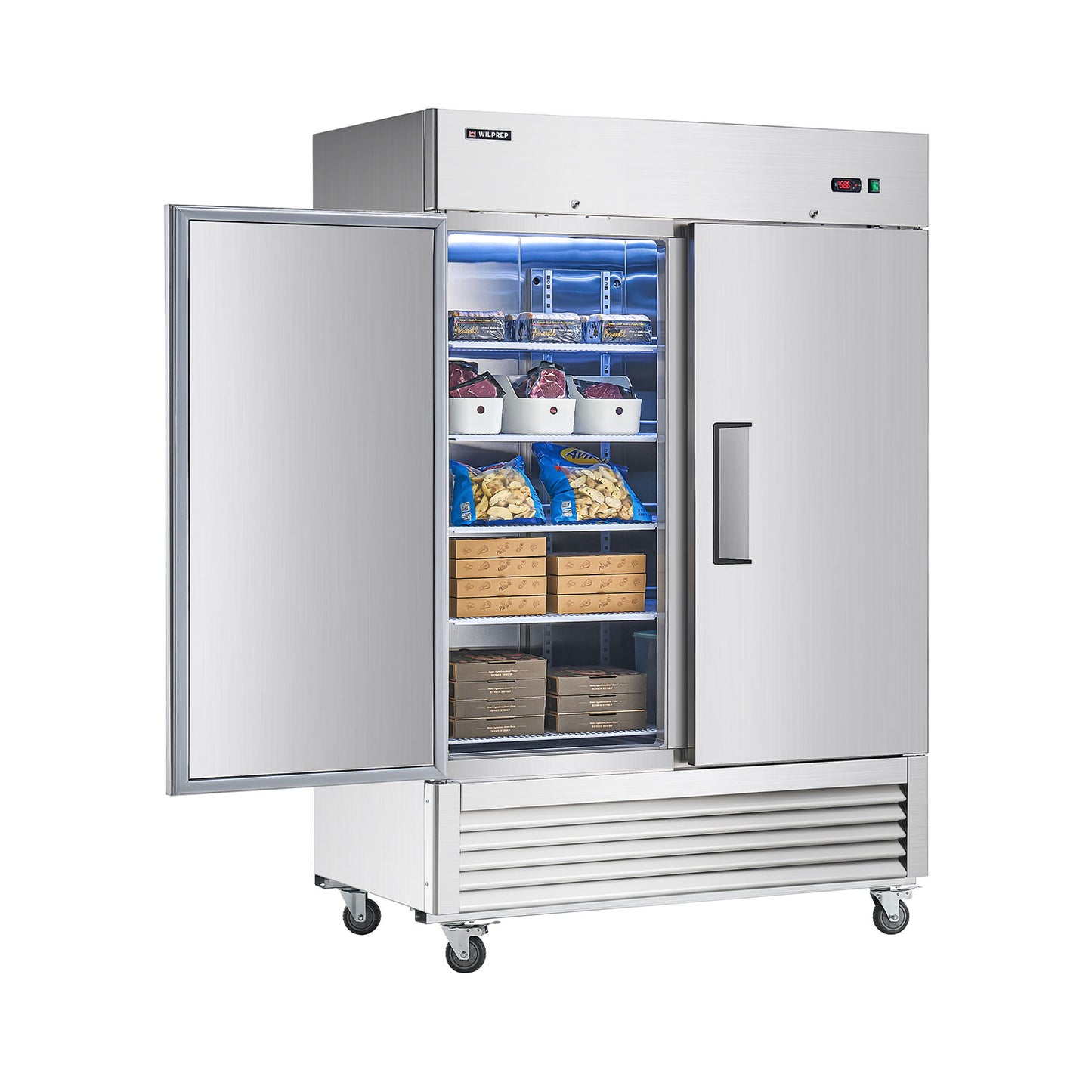 54inch 2 Door ReachIn Freezer for Sale Wilprep Kitchen
