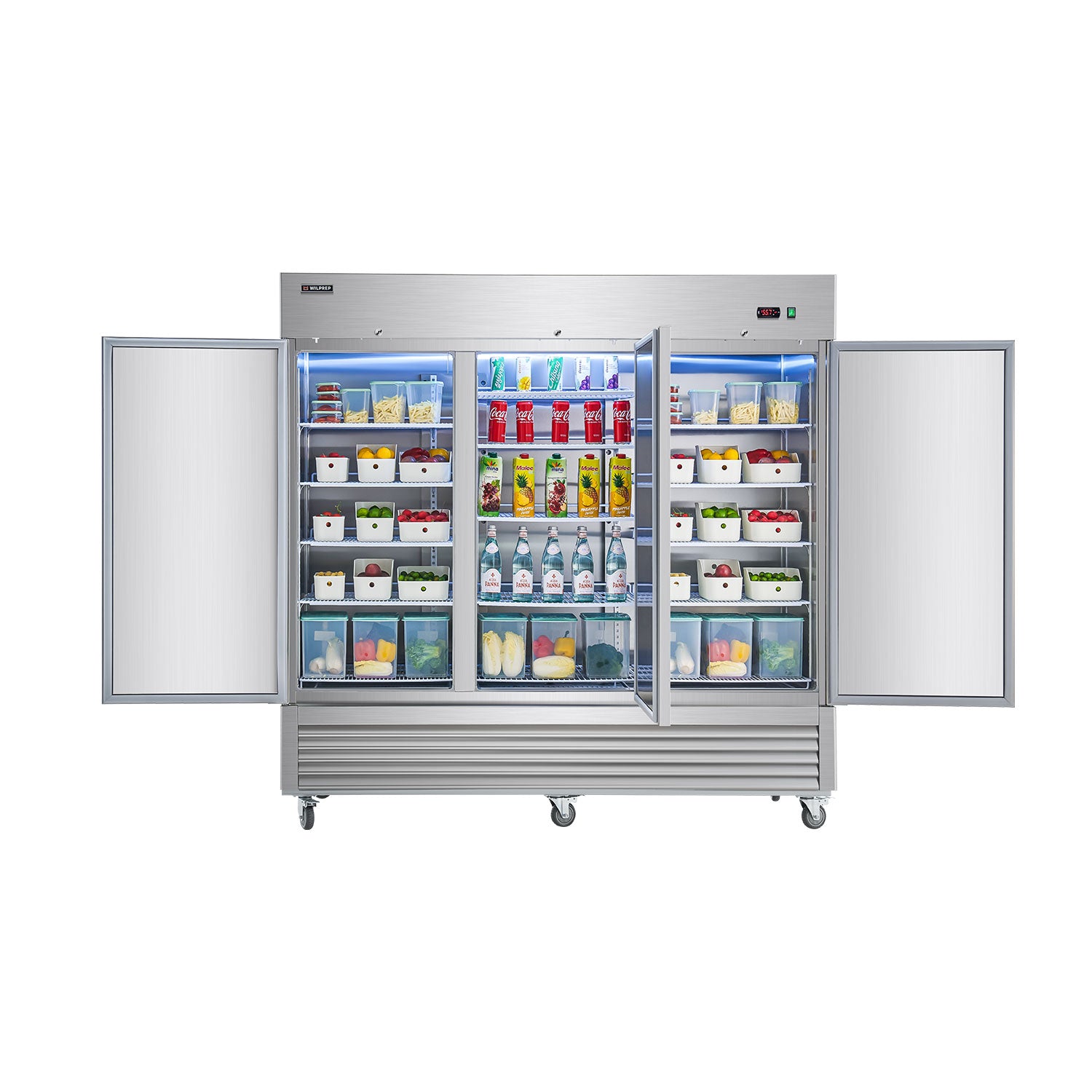 Commercial Reach in Refrigerator Freezer Combo