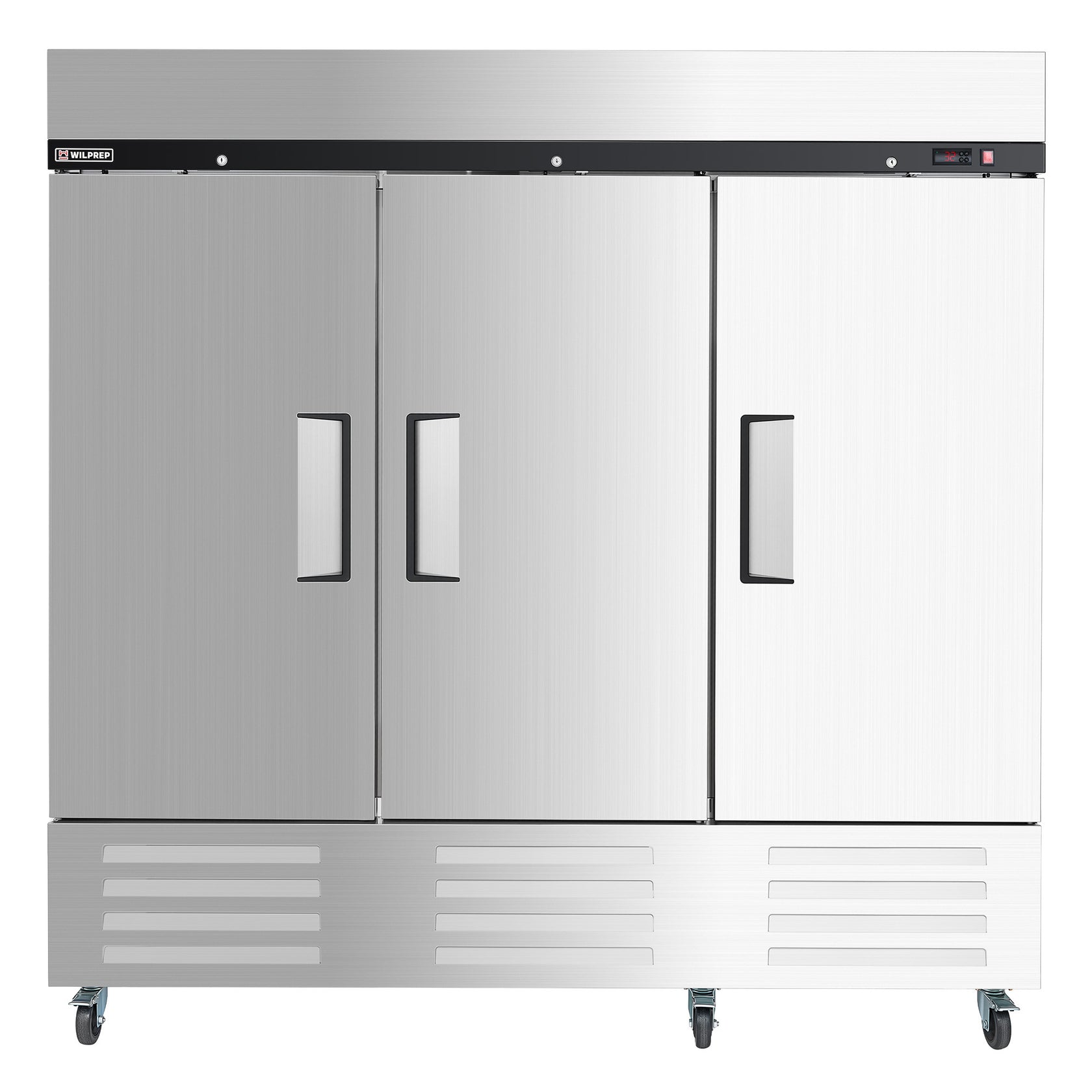 81 inch Three Section Solid Door Reach-In Refrigerator