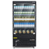 39" Black 3 Sided Glass Display Refrigerator with 14.8 cu. ft. Volume