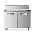 48" 2 Door Commercial Salad Prep Table Refrigerator