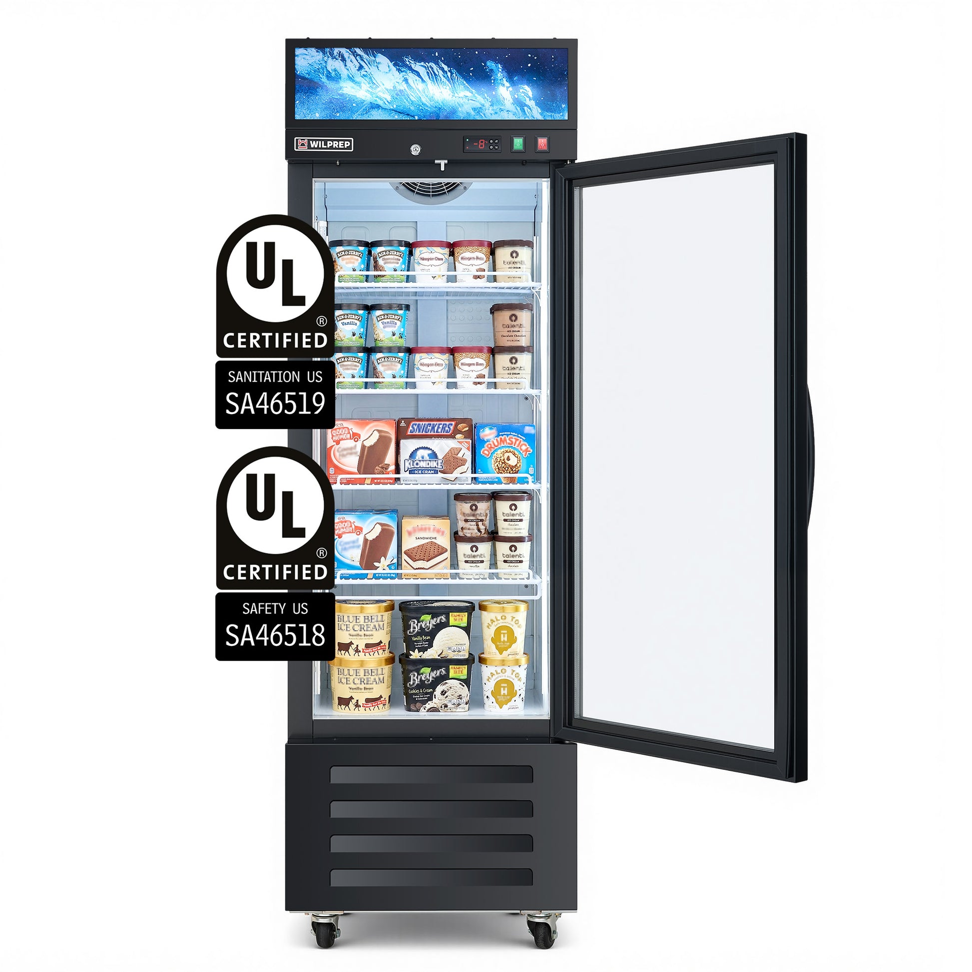 SINGLE Glass Door Commercial DISPLAY Refrigerator