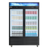 54" Commercial Display Refrigerator, 47 cu. ft. UL Certified Double-Door
