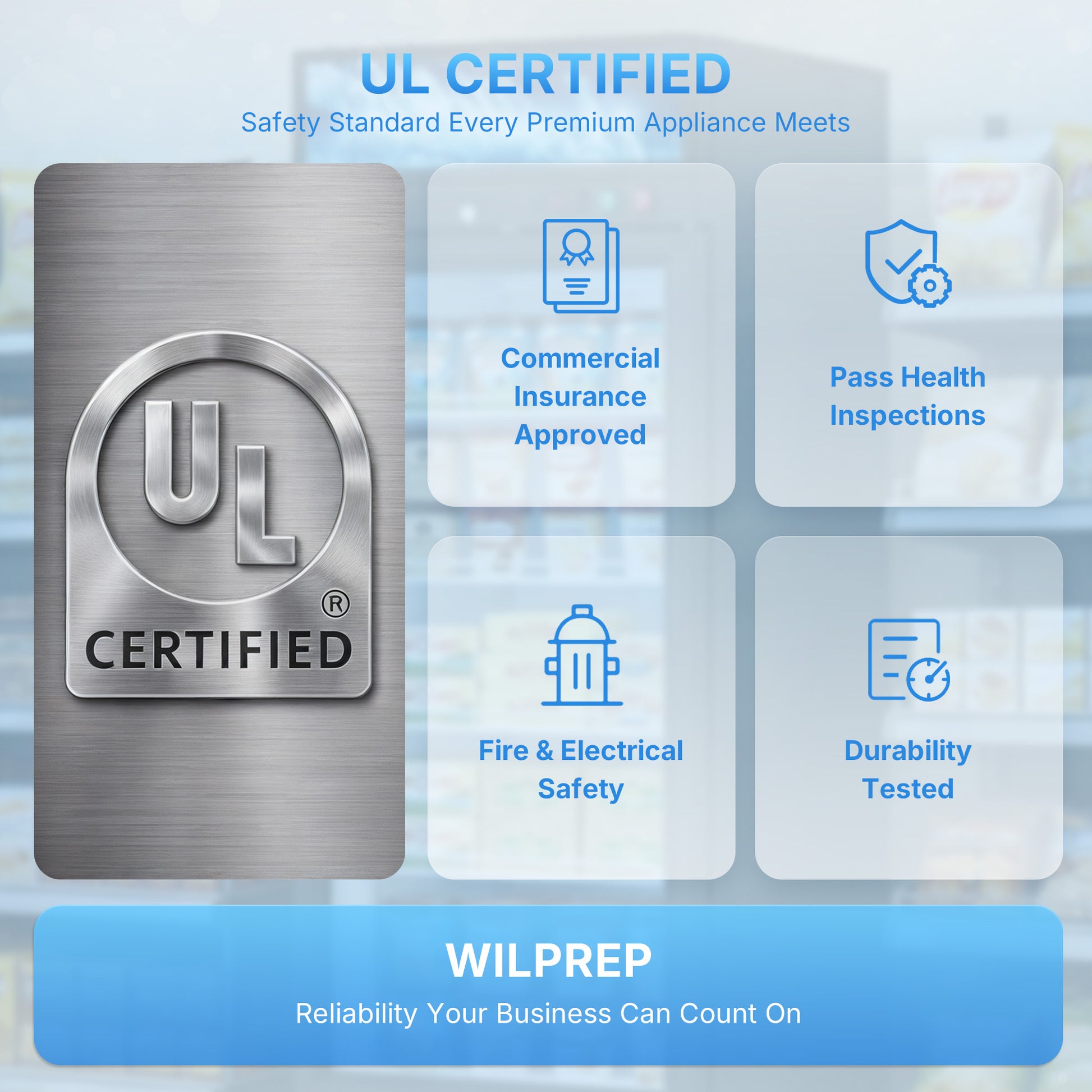 UL Commercial Refrigerator