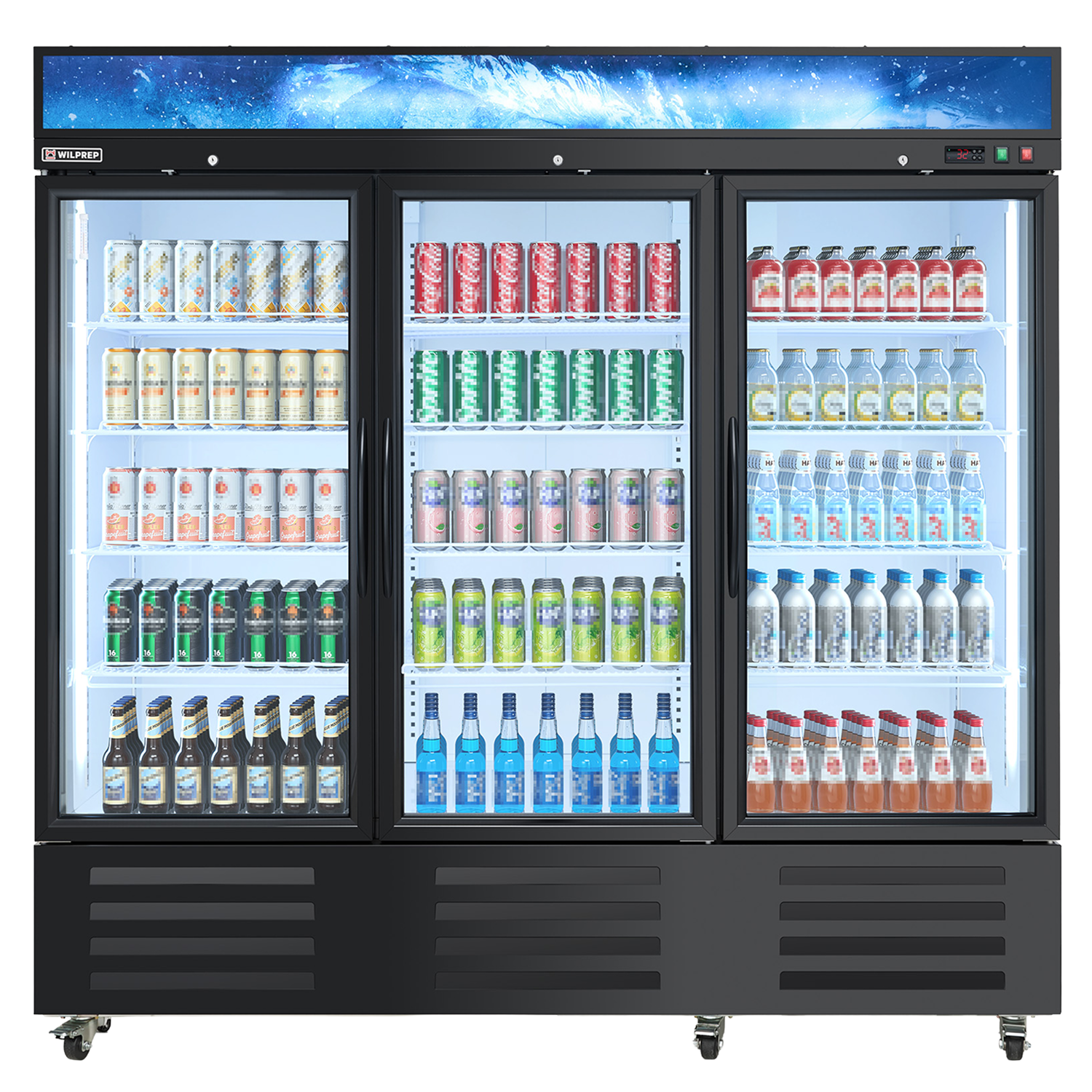 commercial display fridge