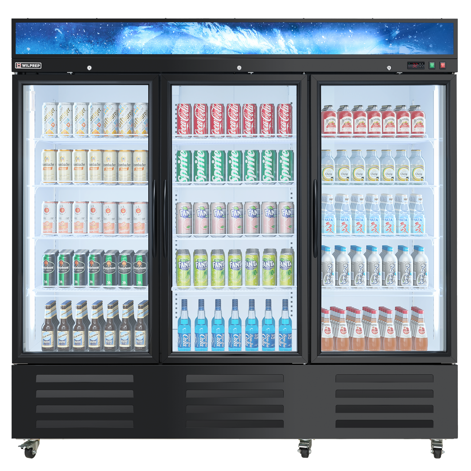 commercial display fridge