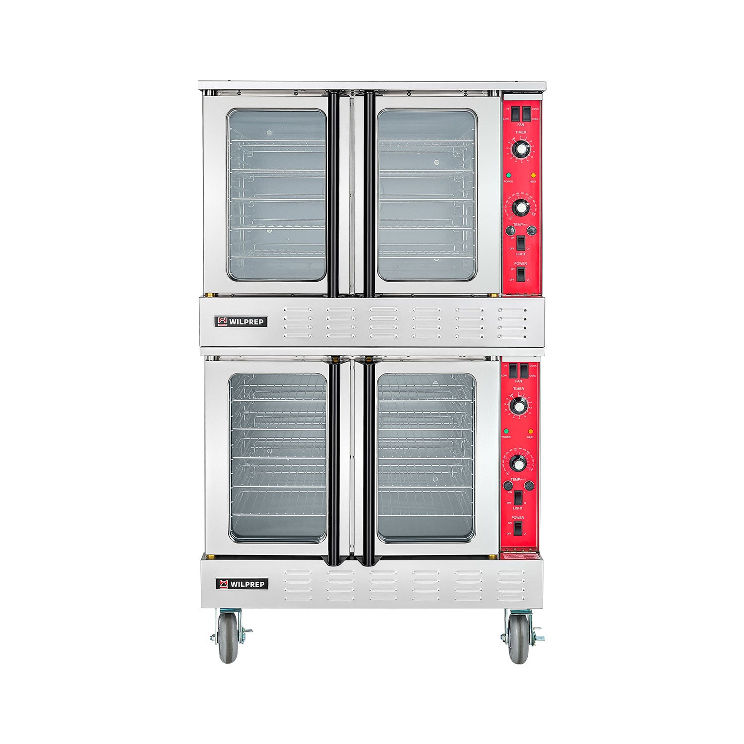 Electric Commercial Convection Oven Double Deck  14 cu ft Capacity