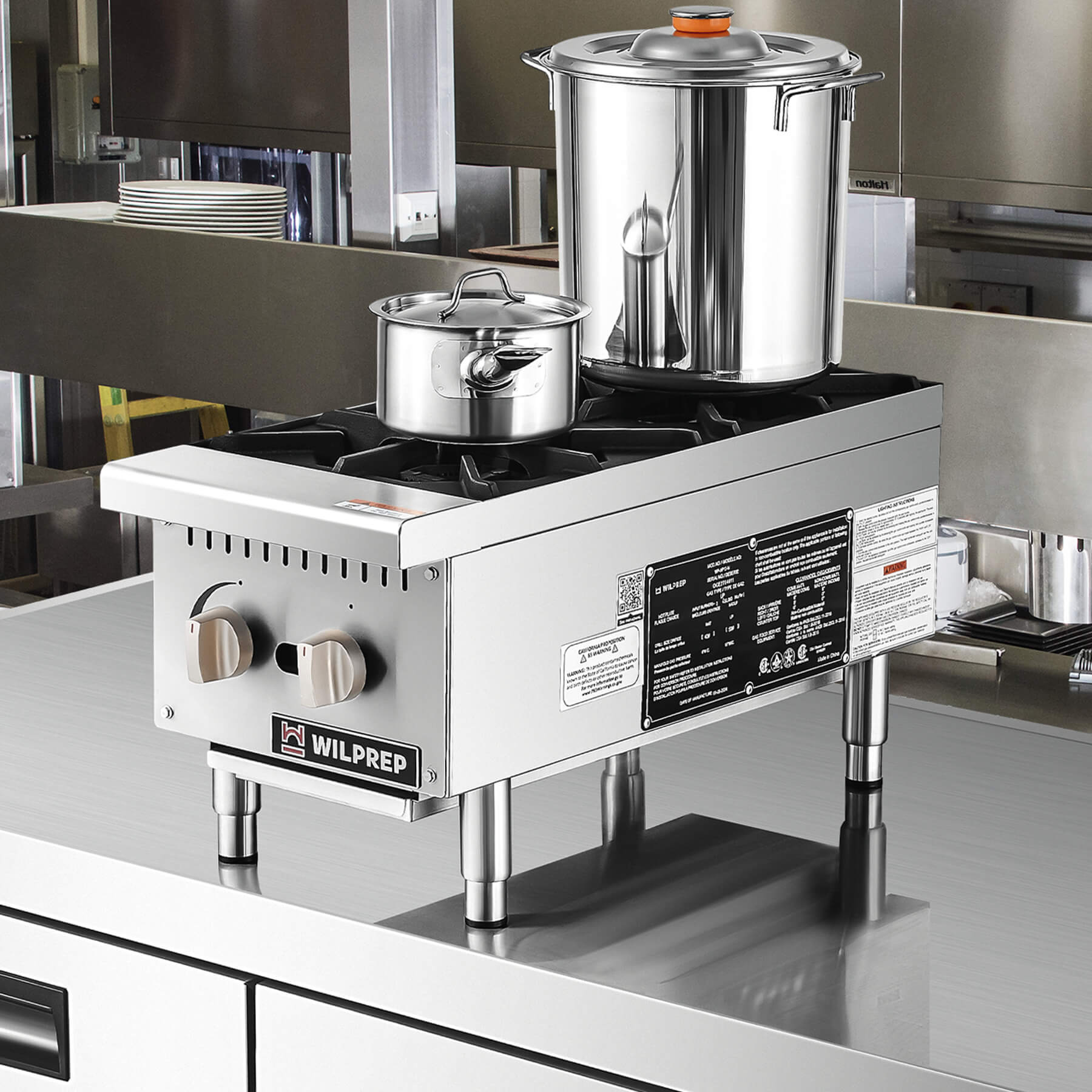 12" Natural Gas Range with Propane Conversion Kit Grates

