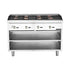 Natural Gas 48" 4 Burner Radiant Charbroiler with Storage Base-140,000 BTU