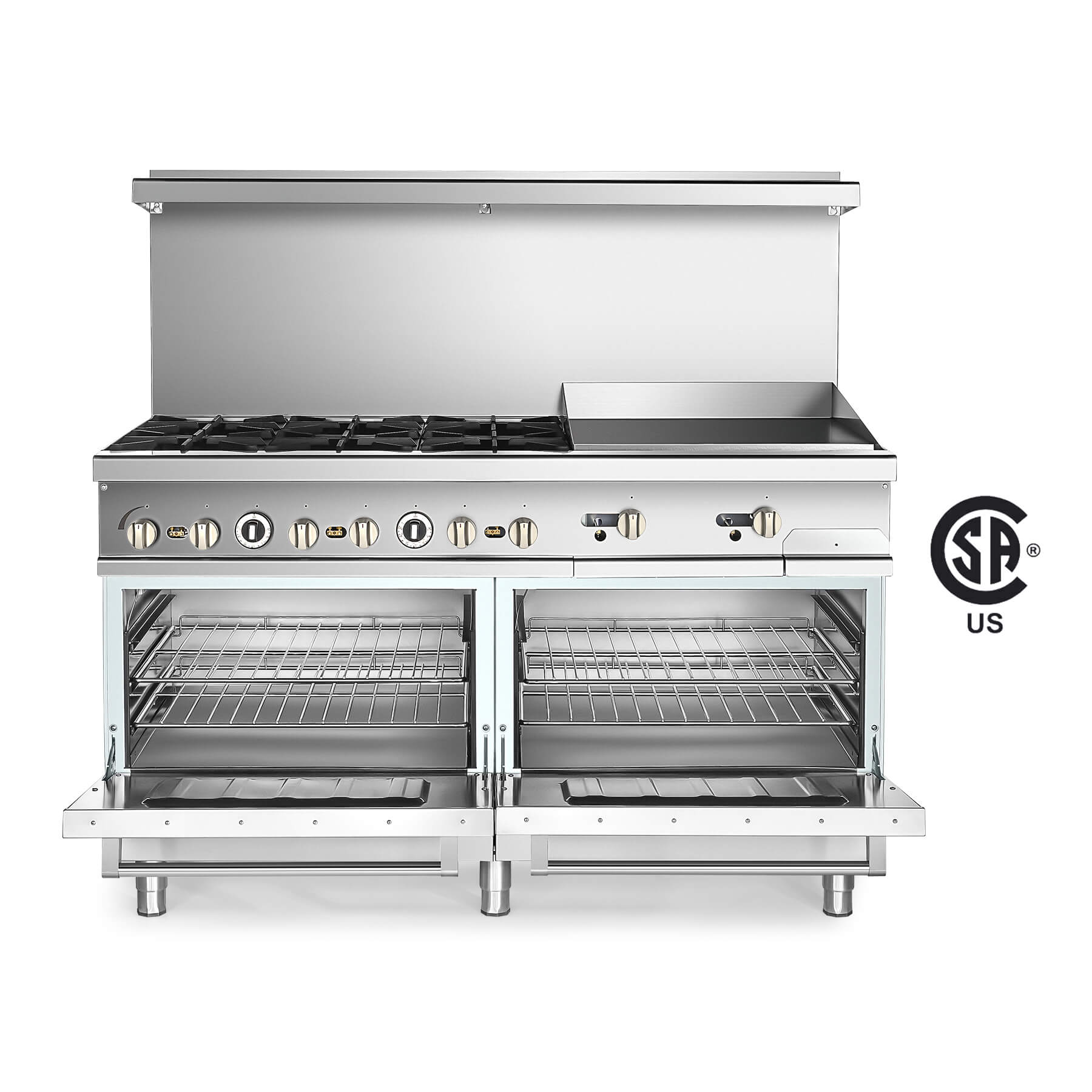 Burner Stove With Double Oven