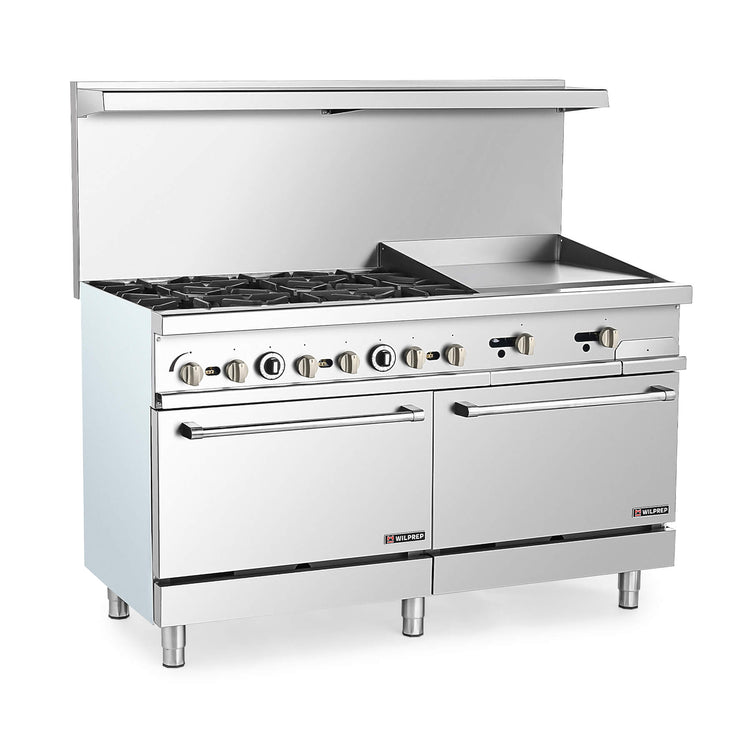 4 Burner Commercial Gas With Stove