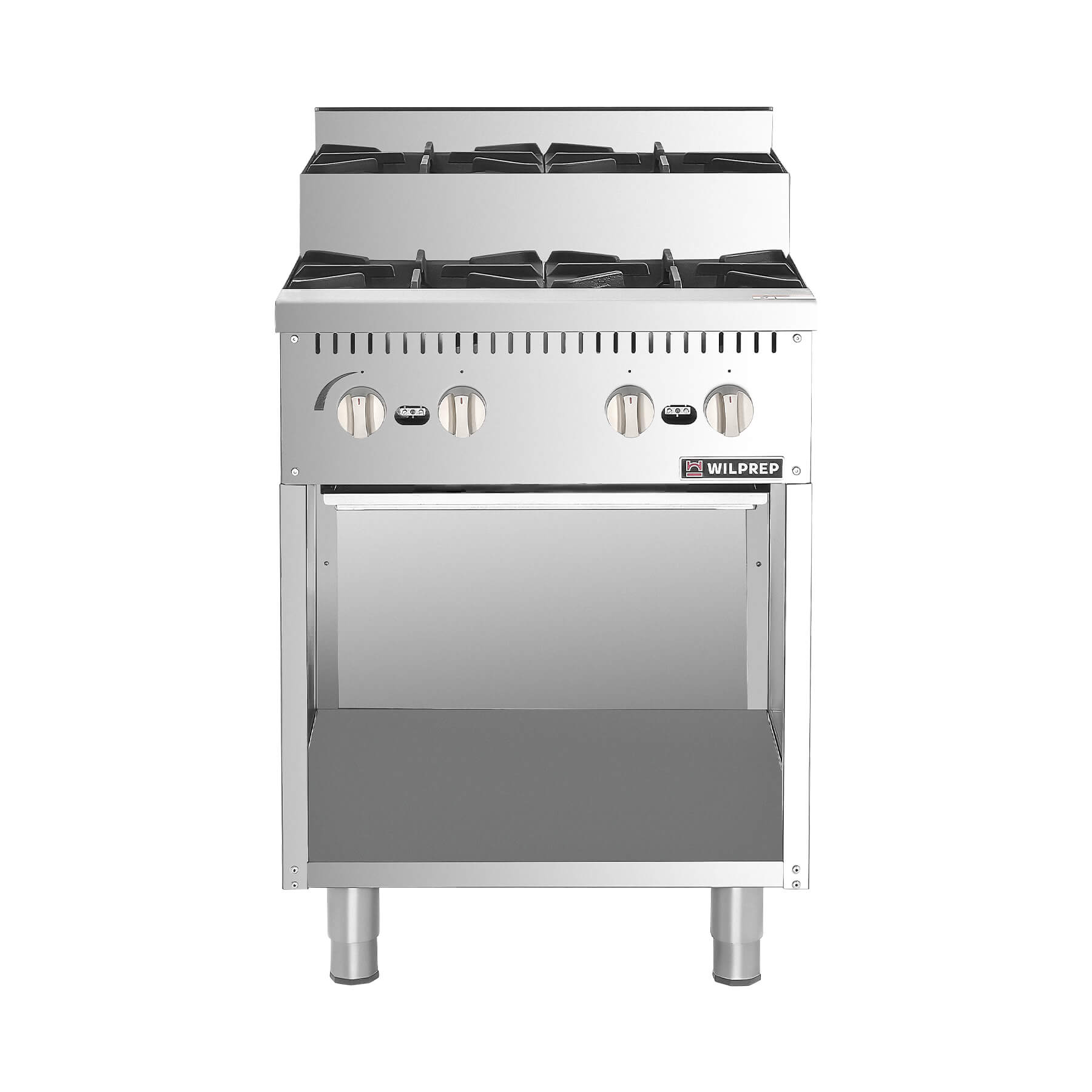 24" 4 Burner Step-Up Gas Range with Storage Base,104,000BTU
