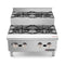 24" 4-Burner Natural Gas Step-Up Countertop Range with 26000 BTU Burners
