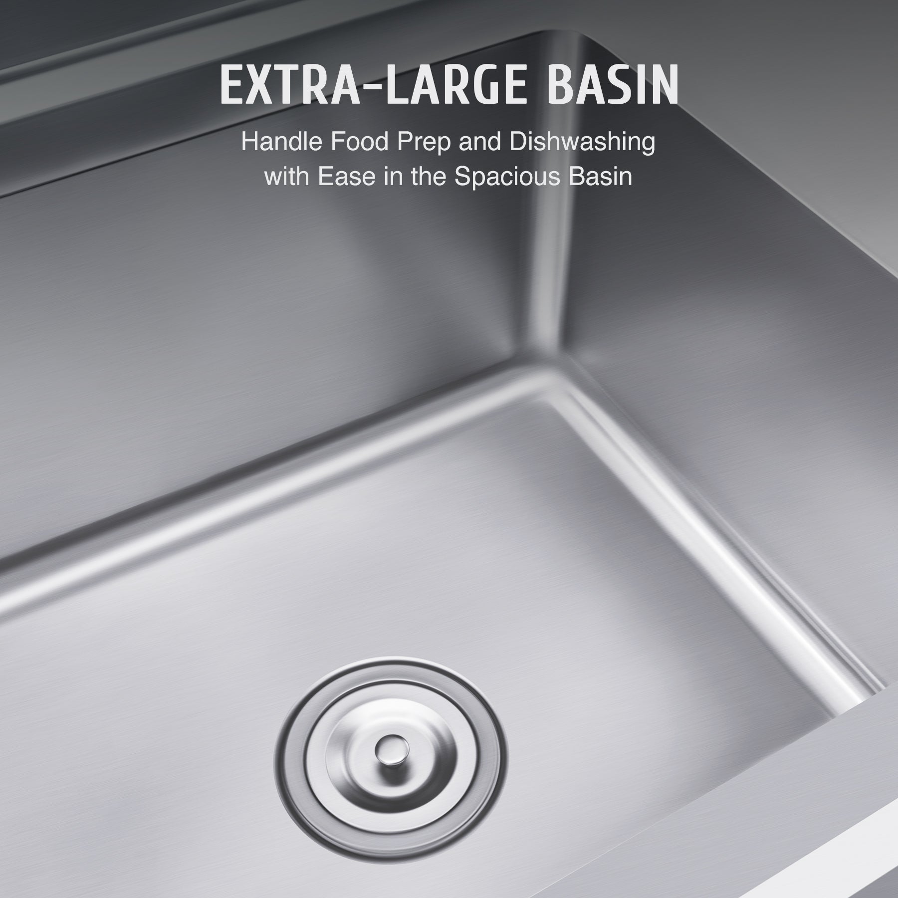 3 Compartment Drop in Sink With Drainboards