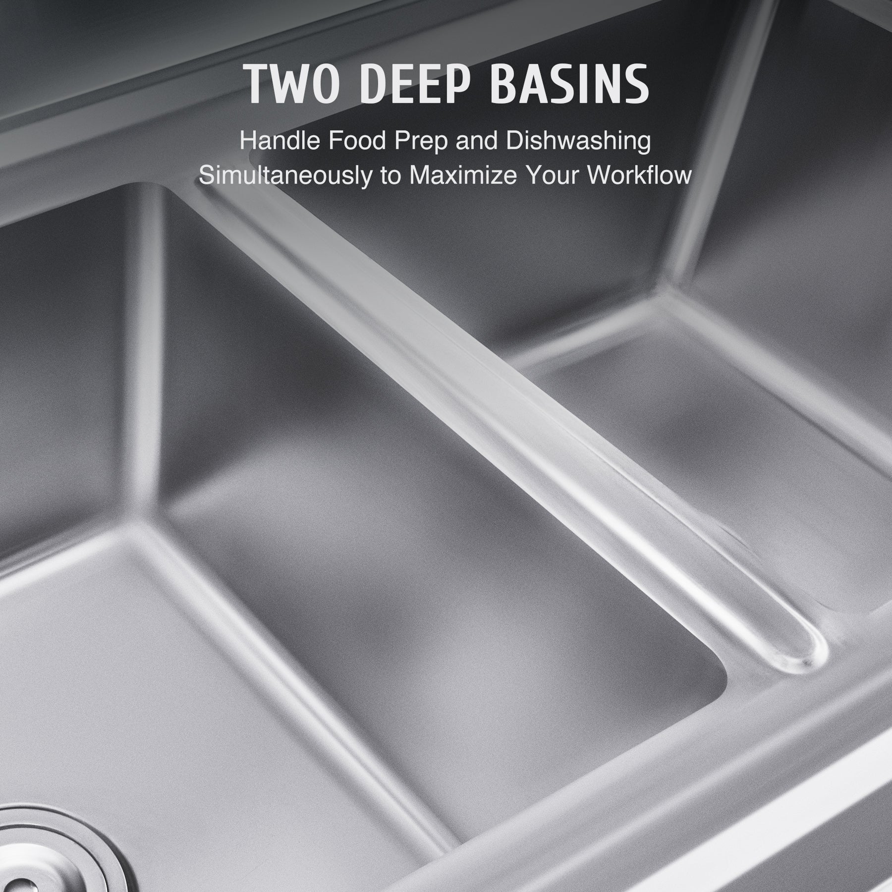 Commercial Stainless Steel Utility Sink