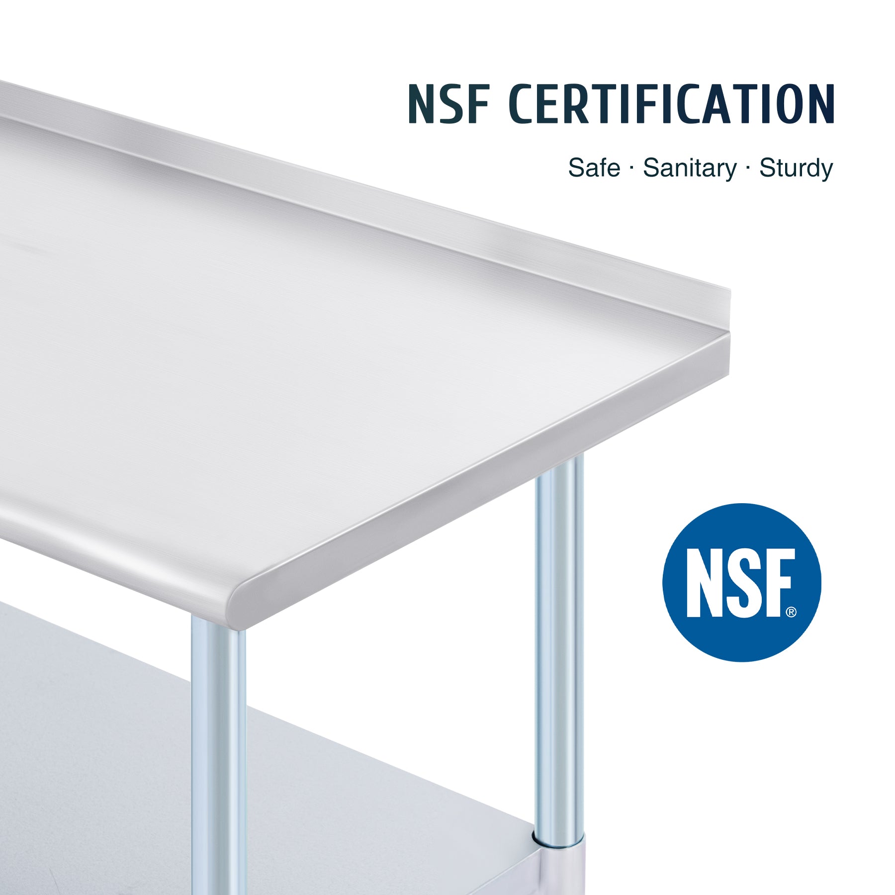 NSF CERTIFICATION Kitchen Worktable